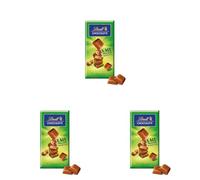 Lindt - Carrés CHOCOLETTI Praliné Noisettes - Chocolat au Lait, 100g (Lot de 3)