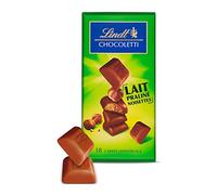 Lindt - Carrés Lait Praliné Noisettes CHOCOLETTI - Chocolat au Lait - 100g - lot de 5