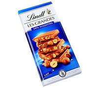 Lindt - Tablette 34% Noisettes LES GRANDES - Chocolat au Lait, 150g