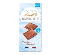 LINDT - Chocolat au Lait Fondant, Saveur Douce et Onctueuse des Pyrénées (Tablette 150g) - Lot de 4 - vendu par Lot