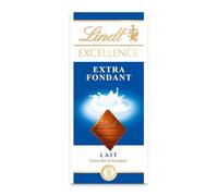 LINDT - Chocolat au Lait Velouté et Intense pour un Plaisir Raffiné, Tablette 100g - Le Lot De 4