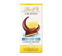LINDT - Chocolat Lait Fondant et Zeste de Citron Rafraîchissant, Texture onctueuse (150g) - Le Lot De 4
