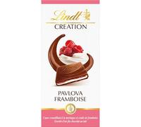 LINDT - Chocolat Lait Gourmand à la Framboise, Texture Fondante et Fruitée (Tablette 150g) - lot de 3 - Vendu par Lot