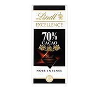 Lindt Chocolat noir. 70% cacao - La tablette de 100g
