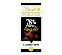 Lindt Chocolat noir corsé 78% cacao - La tablette de 100g