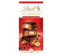 Lindt Les Grandes Praliné Noir Noisettes 225 g