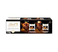 Lindt Coffret EXCELLENCE Carrés Chocolat Noir Caramel & Noir Noisette 158g