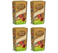 Lindt - Cornet LINDOR - Assortiment de Chocolats au Lait, Noirs et Blancs, Idéal pour Pâques, 200g