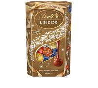 Lindt - Cornet LINDOR - Assortiment de Chocolats au Lait, Noirs, Blancs et Noisettes - Cœur fondant - Idéal pour Noël, 562g