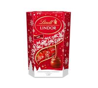 Lindt - Cornet LINDOR - Chocolat au Lait - Idéal pour Noël, 87g