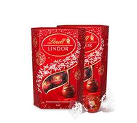 Lindt - Cornet Lindor Lait Edition de Noël - 200g, Lot de 2