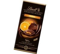 Lindt Edelbitter Mousse Orange avec la Mousse au Chocolat foncé 150g
