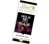 Lindt et Sprüngli avec 90% de cacao Excellence Edelbitter 100g