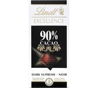 Lindt et Sprüngli avec Cacao Excellence Edelbitter 100g paquet de 5
