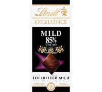Lindt - Tablette Doux 85% Cacao EXCELLENCE - Chocolat Noir, 100g
