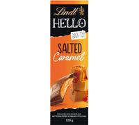 Lindt et Sprüngli Hello Salted Caramel Lait entier 100g Paquet de 6