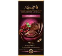 Lindt et Sprüngli Mousse Canneberge au Chocolat Noir Noir 150g