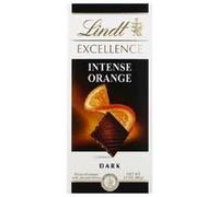 Lindt Excellence Bar (Dark Chocolate Intense Orange) - Pack of 4 by Lindt