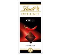 Lindt Excellence Chili Chocolat fin au chili ardent 100g
