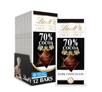 Lindt Excellence Dark Chocolate 70% Cocoa, 3.5-Ounce Packages (Pack of 12)