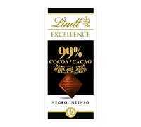 Lindt Excellence 99 pour cent Cacao amer extrêmement fort tablette 50g