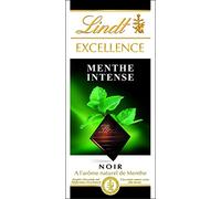 Lindt Tablette Menthe Intense Excellence, Chocolat Noir, 100g