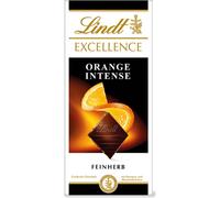 Lindt Excellence Orange Intense Tablette de chocolat noir 100g
