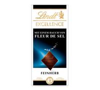 Lindt Excellence Sel de mer Chocolat amer fin à la fleur de sel 100g