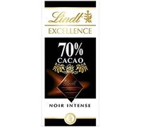 Lindt Excellence Tablette de Chocolat Noir Intense 70% Cacao, 2 x 100g