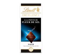 Lindt Tablette de chocolat EXCELLENCE – Chocolat noir à la fleur de sel – 100 g