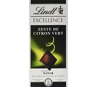 Lindt Excellencec Tablette de chocolat noir au citron, 100 g