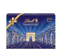 Lindt - Grande Boîte Cadeau CHAMPS-ÉLYSÉES Assorti - Assortiment de Chocolats au Lait, Noirs et Blancs - Pralinés, Croustillants et Onctueux - Idéal pour Noël, 738g
