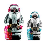 Lindt Hello Xmas Rocks Père Noël Figurine Creuse 140G Pack De 3