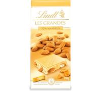 Lindt Les Grandes 32% d'amandes en chocolat blanc 150g