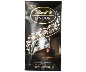 Lindt LINDOR 60% Extra Dark Chocolate Truffles, 5.1 Ounce (Pack of 6)