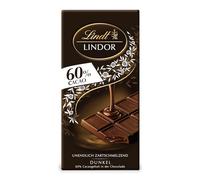 Lindt Lindor Cacao Fin Herb Tablette de Chocolat Noir 100g