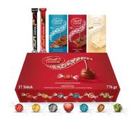 Lindt Lindor Cadeau officiel en chocolat - Cadeau de fête des mères - 862 g (42 pièces) - Truffes au chocolat - Barres et tablettes de chocolat - Différents goûts - Cadeau de praline