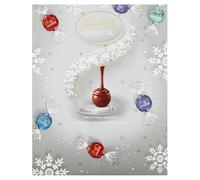Lindt Lindor - Calendrier de l'Avent 2022 - Un délicieux assortiment de chocolats au lait, caramel salé, noix de coco et truffes au chocolat blanc pour elle et lui - Grand format - 300 g