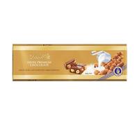 Lindt Maxi Tablette SWISS PREMIUM Chocolat Lait Noisettes 300g