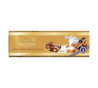 Lindt - Tablette SWISS PREMIUM CHOCOLATE - Chocolat au Lait Noisettes et Raisins Secs, 300g