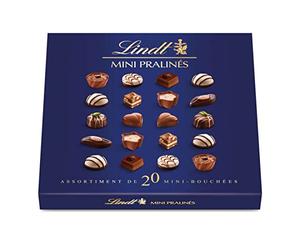Lindt mini pralinés assortiment boite 100g