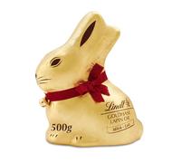 Lindt - Moulage LAPIN OR - Chocolat au Lait, 500g