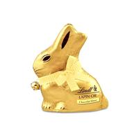Lindt - LAPIN OR - Moulage Chocolat Blanc - Idéal pour Pâques, 200g