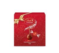 Lindt - Petite Boîte Cadeau LINDOR - Chocolat au Lait - Idéal pour Noël, 112g