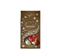 Lindt - Sachet œufs moyens LINDOR Assorti - Assoriment Chocolat au lait, Noir et Blanc - 180g