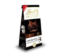 Lindt - Sachet de chocolat mini carrés EXCELLENCE - Assortiment de Chocolats Noir 70% et Noir 85%, 154g