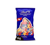 Lindt - Sachet NAPOLITAINS ASSORTIS - Chocolats Noir extra-fin, Lait, Noisettes, Cresta Blanc et Lindor Lait, 1kg