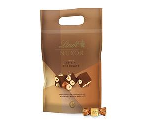 Lindt - Sachet NUXOR - Chocolat au Lait et aux Noisettes entières - Croquant et Fondant, 700g