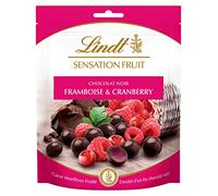 Lindt Sensation Fruit Framboise & Cranberry 150 g - Lot de 4