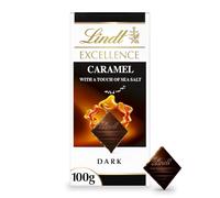 Lindt - Tablette Caramel à la Pointe de Sel EXCELLENCE - Chocolat Noir - 100g